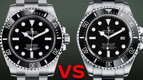 sea dweller vs rolex.